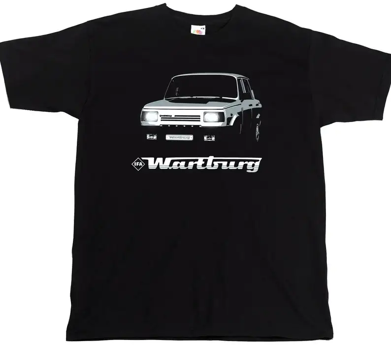 Wartburg T-Shirt Ddr Car Ifa Trabant Cotton Tees Short Sleeve T Shirt Round Collar Clothing Summer