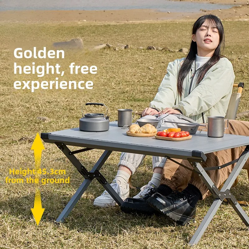 

Patio Furniture Camping Outdoor Portable Table Camping Table Folding Table Foldable Camp Aluminium Alloy Portable Picnic Camping