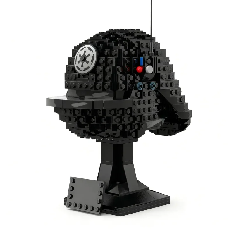 

NEW 635PCS Star Plan Movie MOC K2SO Robot Helmet Model DIY Creative Ideas Soldier Display Assembly Building Blocks Birthday Gift