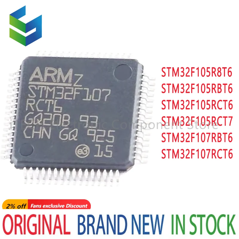 STM32F105R8T6 STM32F105RBT6 STM32F105RCT6 STM32F105RCT7 STM32F107RBT6 STM32F107RCT6 STM32F105 STM32F107 STM32F STM32 STM IC MCU