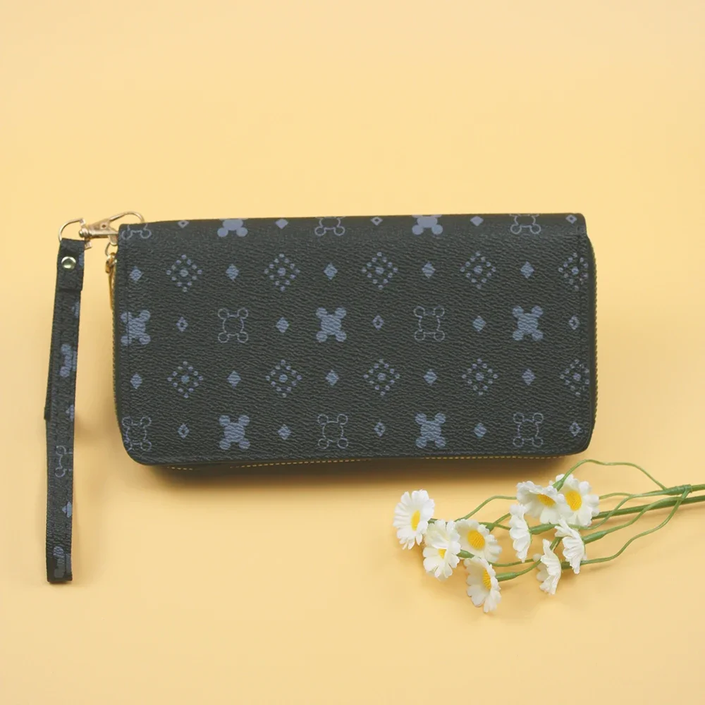 Relógio Retro de pulseira de couro para mulheres, carteira requintada, sacos clássicos, senhoras de luxo, atividades ao ar livre, 2pcs set