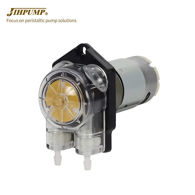 

JIHPUMP MN1 Mini Peristaltic Pump 12v DC Miniature Peristaltic Pump Dosing Stepper Motor Pump