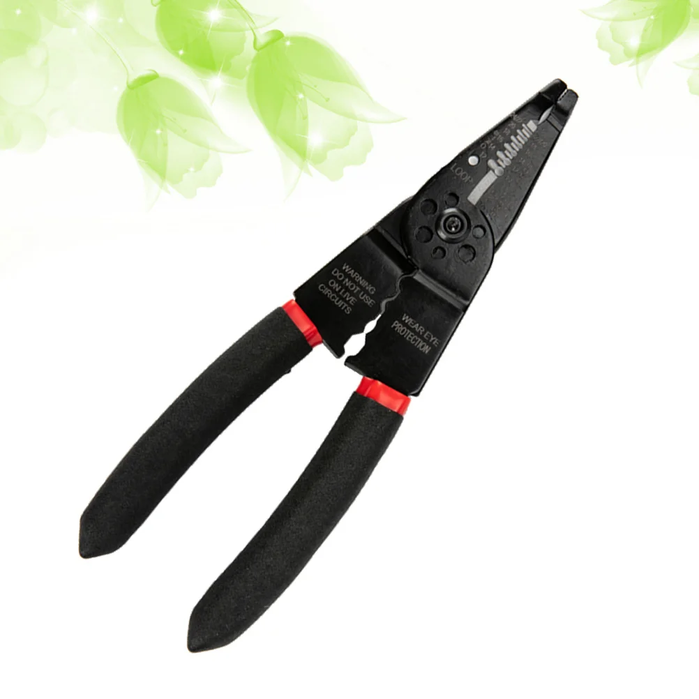 

Pressure Crimping Tool Wire Stripper Cutter Non-Slip Rubber Handle Heavy Duty Cable Plier Coaxial Compression Terminal Connector