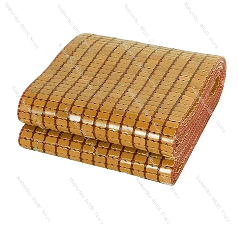 Handwoven Natural Bamboo Summer Mat, Foldable Cooling Mattress for Home Use, Eco-Friendly Comfortable Sleeping Pad