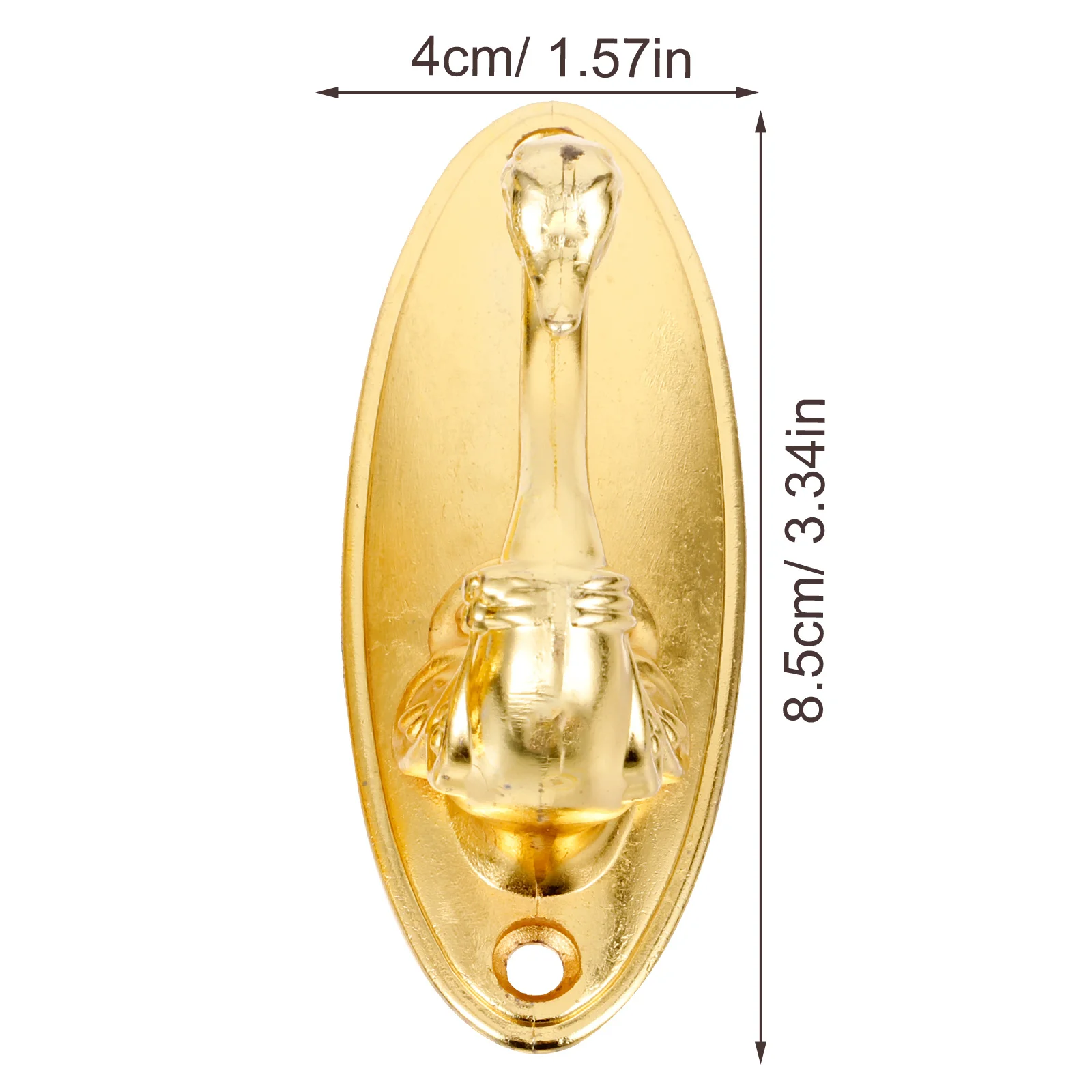 Set fermacravatte per tende in lega di zinco dorato stile cigno solido ganci per tendaggi classici fermacravatta per tende rosa per la decorazione domestica