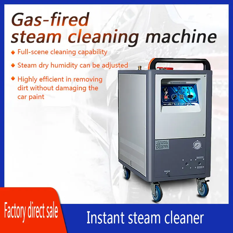 Energy Saving Steam Cleaner Mobile High Temperature Industrial Steam Washer for Commercial Use CE Certification