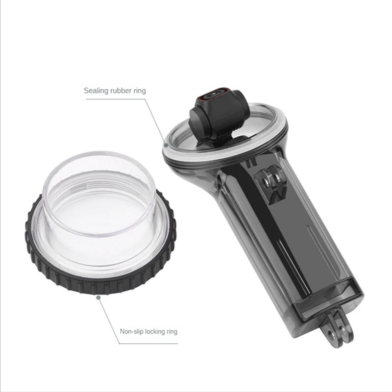 Sports Camera Waterproof Case Kit Underwater 60M With Lanyard Replacement For DJI Osmo Pocket 2 Action Camera