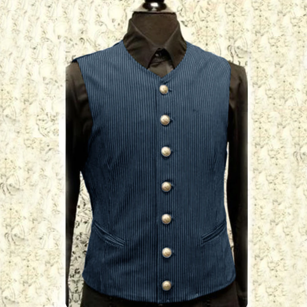 

Single-breasted Pocket Vest Corduroy Suit V-neck Men's Clothing Vests for Men Dress Up Man Waistcoat Male Elegant Suits Social