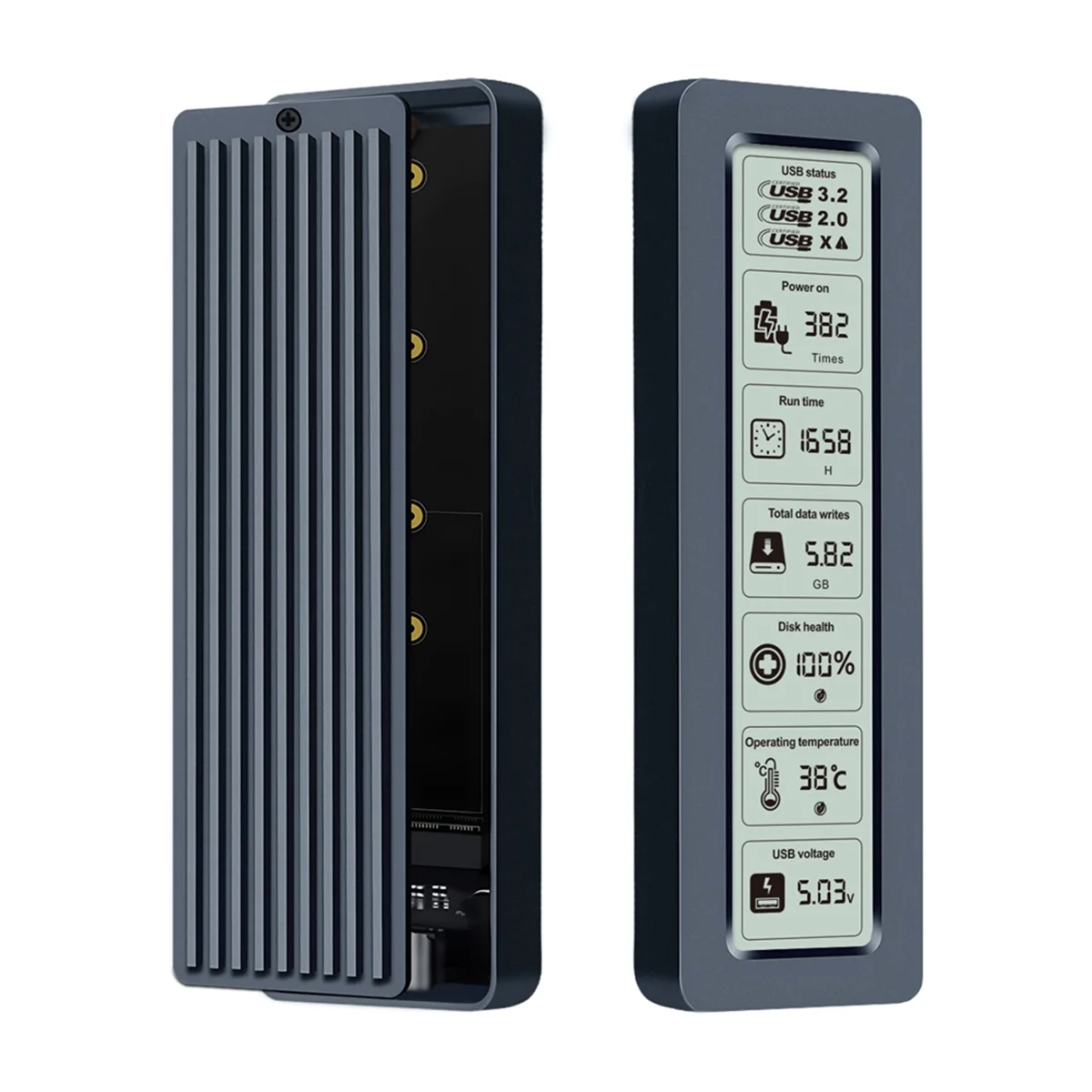 Available M.2 SSD NVMe Case USB3.2 Gen2 Type C 10Gbps PCIe SSD Case M.2 NVME Enclosure Disk Box Tool Free SSD Aluminum Case