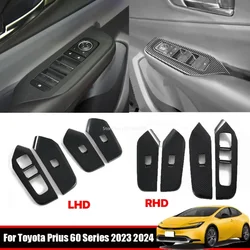 LHD RHD For Toyota Prius 60 Series 2023 2024 Car Interior Door Window Lift Glass Switch Buttons Cover Molding Car Accessories
