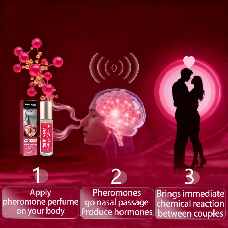 Perfume de feromonas para mujer, Perfume erótico de socio íntimo, fragancia Floral duradera y encantadora, Perfume de encuentro romántico, 10ml