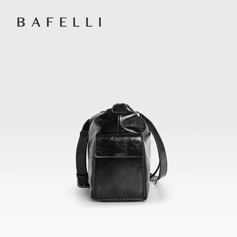 BAFELLI 2024 NEW WOMEN\'S CASUAL TOTE BAG UNISEX LARGE SHOULDER GENUINE LEATHER DESIGNER LUXURY BRAND CROSSBODY BAGS FASHION