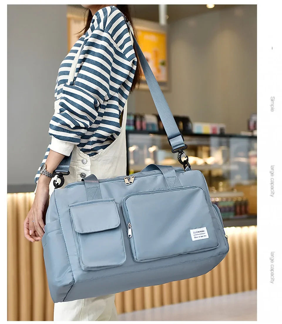 Camping Trekking Hiking Waterproof Outdoor Crossbody Bag Women Travel Handbag Shoulder Clothes Storage Bag