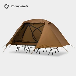 Thous Winds Taurus Solo Tent, Ultralight Hiking Camp, Solo Backpack Tent, Outdoor Cot Tent, 15D Nylon Ripstop Both Side Silicon