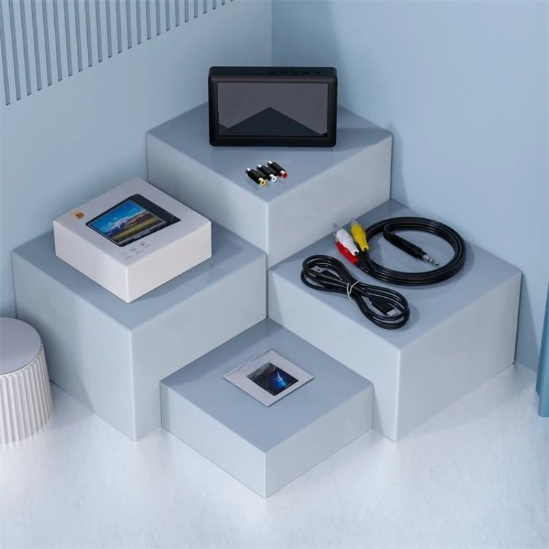 Leitor de cartão de caixa de gravação de tela de 4,3 polegadas Saída de vídeo HDMI suporta cartão TF U disk