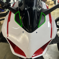 For DUCATI Panigale V2 V4 V4S 2018-2023 2024 Carbon Fiber Rear Mirror Cover Front Fairing Motorcycle Modified Parts Decorate Cap