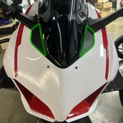 For DUCATI Panigale V2 V4 V4S 2018-2023 2024 Carbon Fiber Rear Mirror Cover Front Fairing Motorcycle Modified Parts Decorate Cap