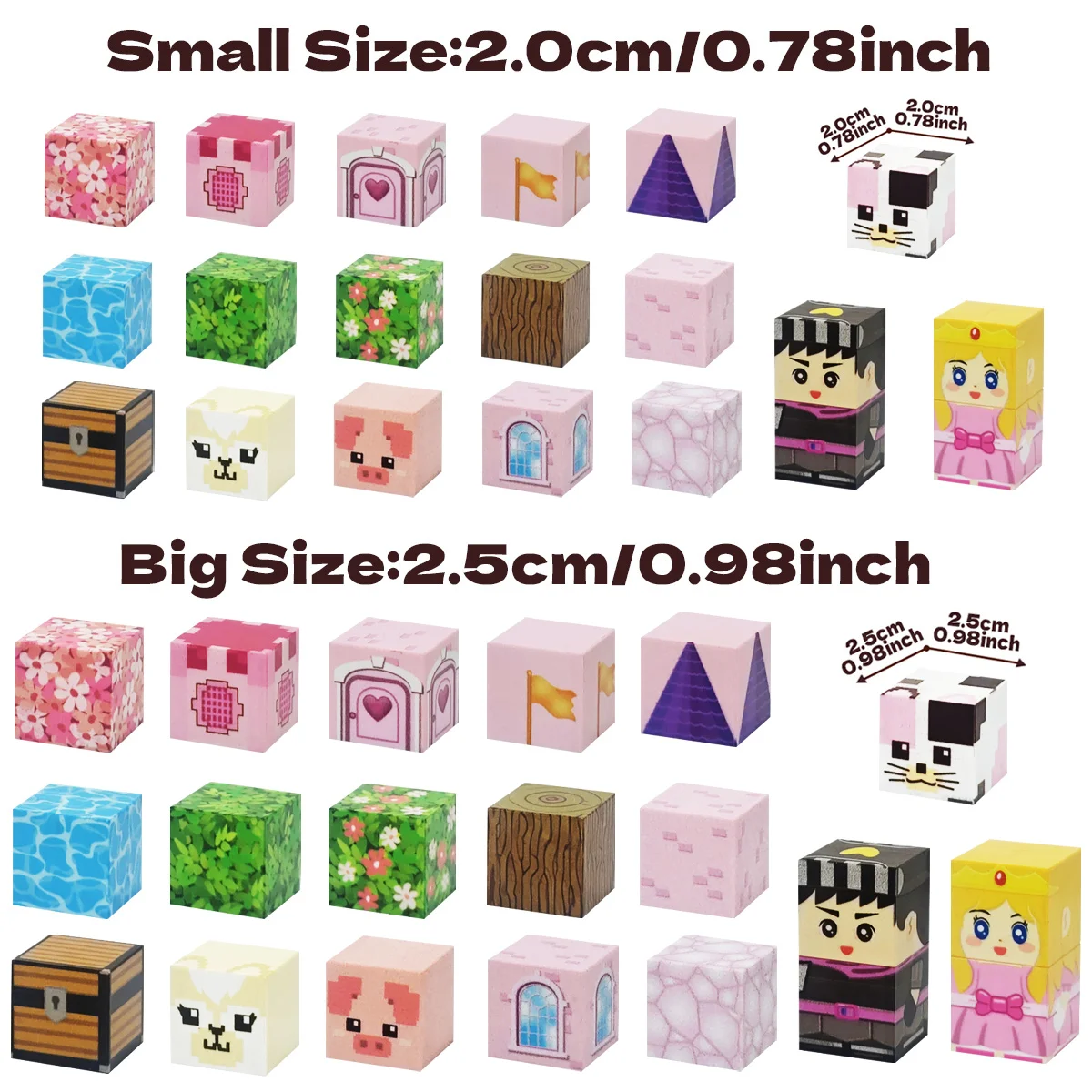 Kersenbloesems kasteel magnetische bouwstenen, vonkcreativiteit en bouw architectonische vaardigheden, kerst- en Halloweencadeaus