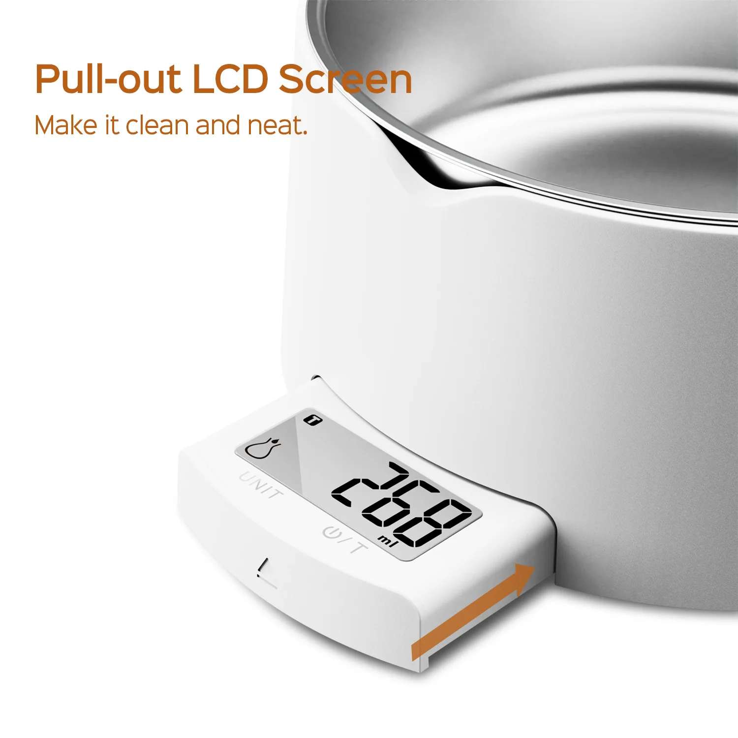 Smart Bluetooth Food Scale, Pet Weight Tester for Dog Cat Food Portion Measuring