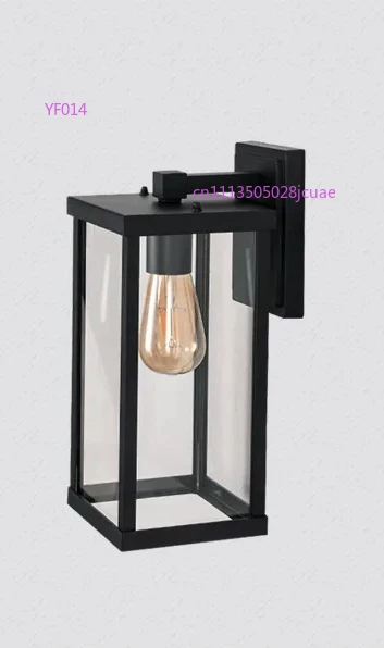 Simple Chinese Style Waterproof Outdoor Wall Lamp E27 for Villa, Courtyard, Gate Post & Shop Decoration