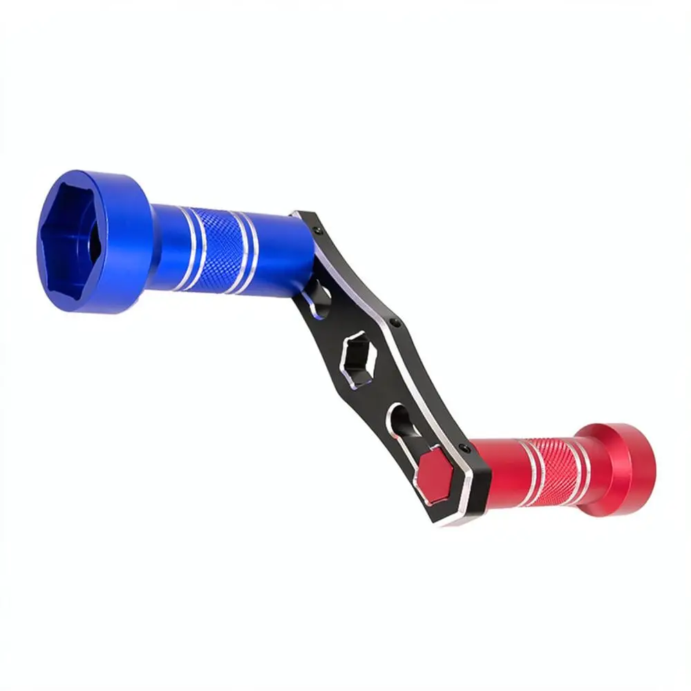 RC Car Maintenance Tool Hex Nut Socket Wrench 17mm 24mm Interchangeable Sleeve For 1 8 1 10 Off Road Vehicle Repair Kit