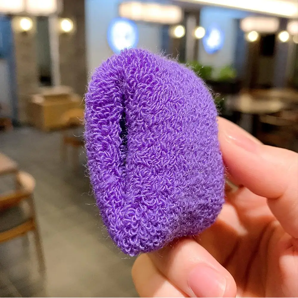 6/12 pezzi carino lavoro a maglia solido fasce elastiche per capelli anello per capelli donne bambini elastici per capelli morbidi legami per capelli accessori per capelli per bambini