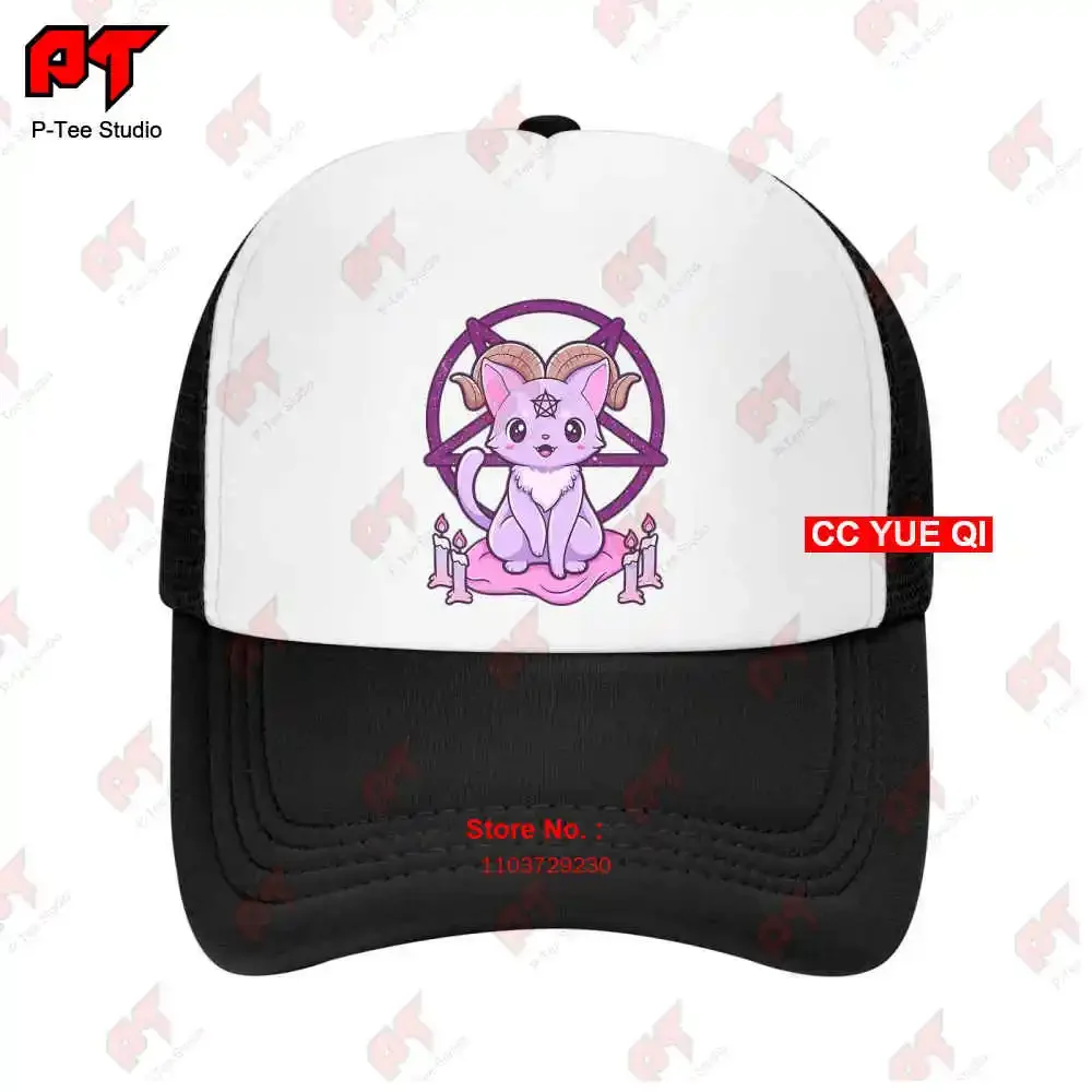 Kawaii Pastel Goth Krampus Cute Creepy Gothic Baseball Caps Truck Cap RJ3M