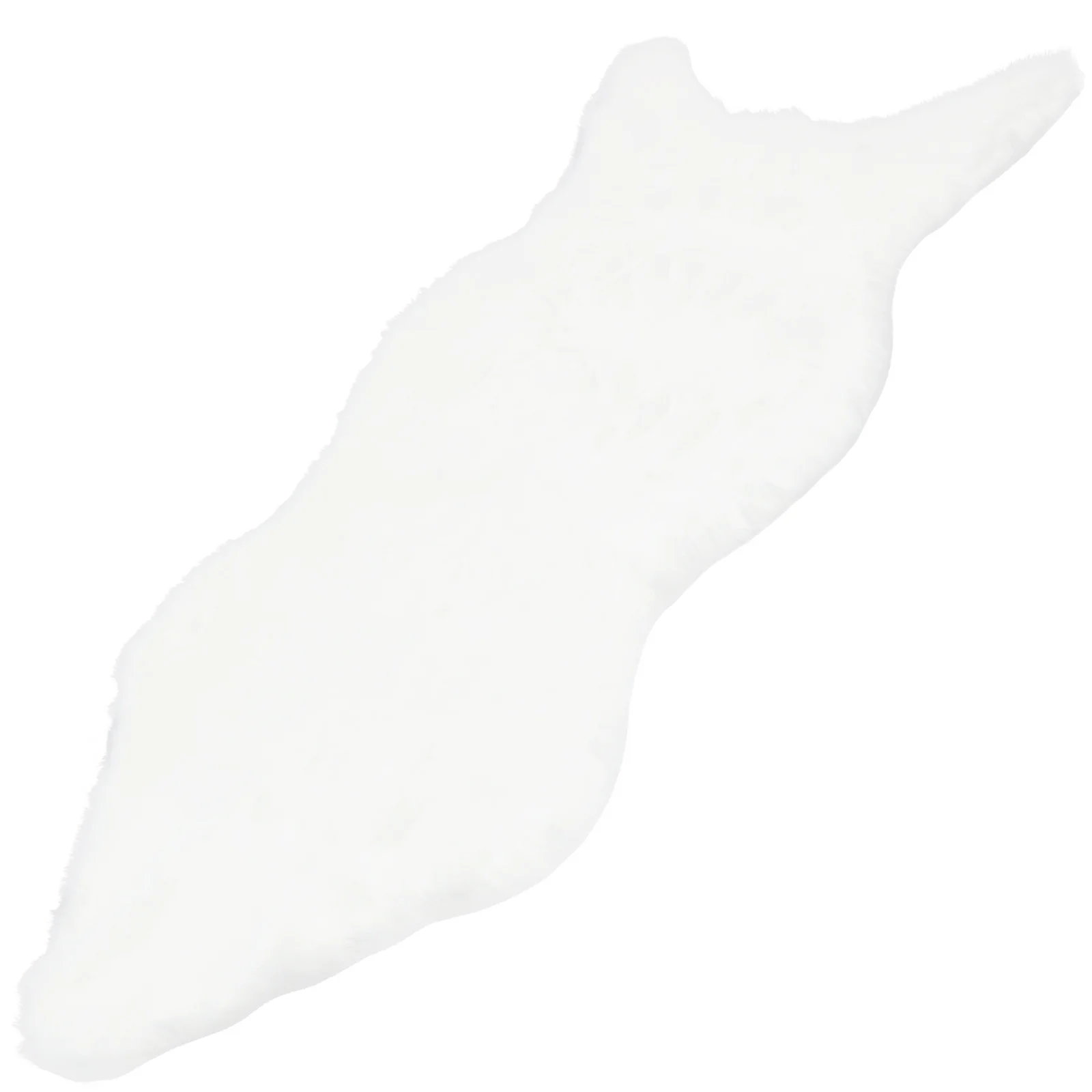 

Imitation Wool Rug Non-Slip White 80x180cm Soft Seat Pad Sofa Carpet Bay Window Mat for Bedroom Living Room Imitation Wool Rug