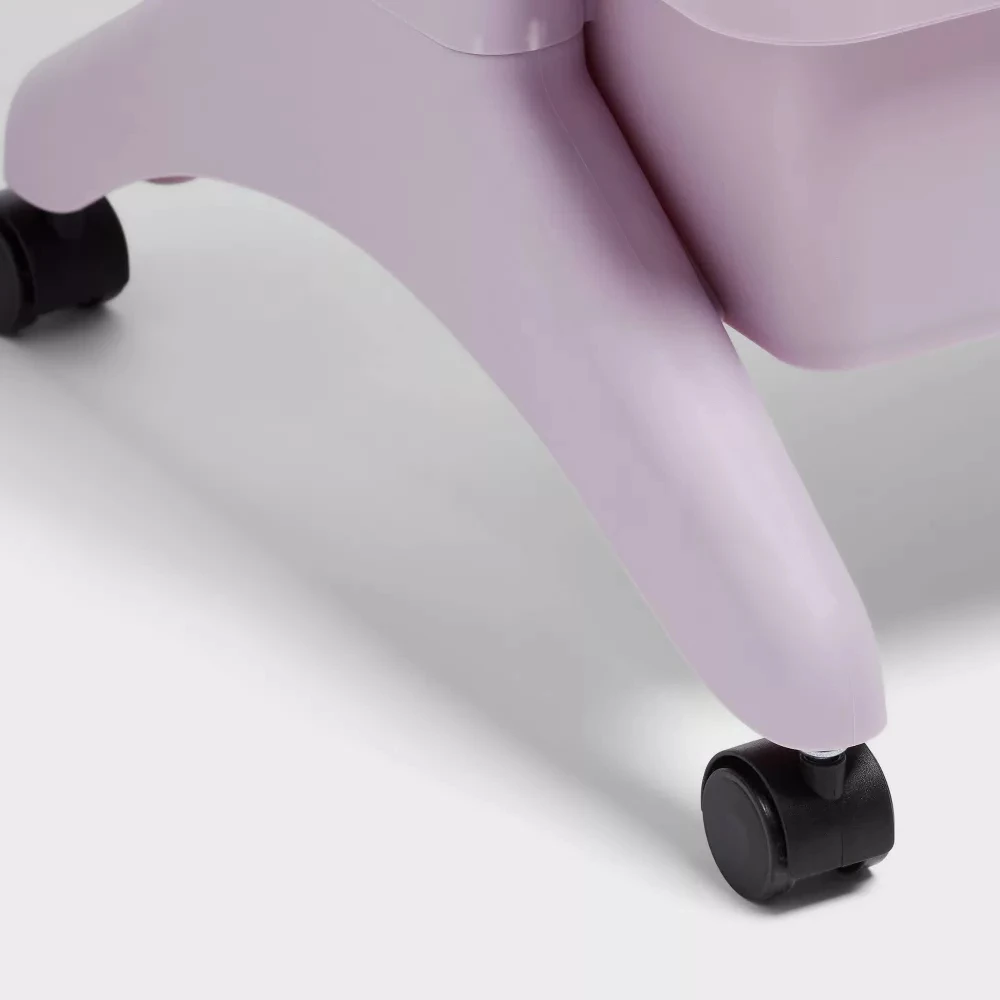 Plastic 3 Tiered Rolling Cart Organizer,3 Tier Utility Cart On Wheels,Storage Roller Cart for Dorm,Snack,Craft,Bathroom,Bedside