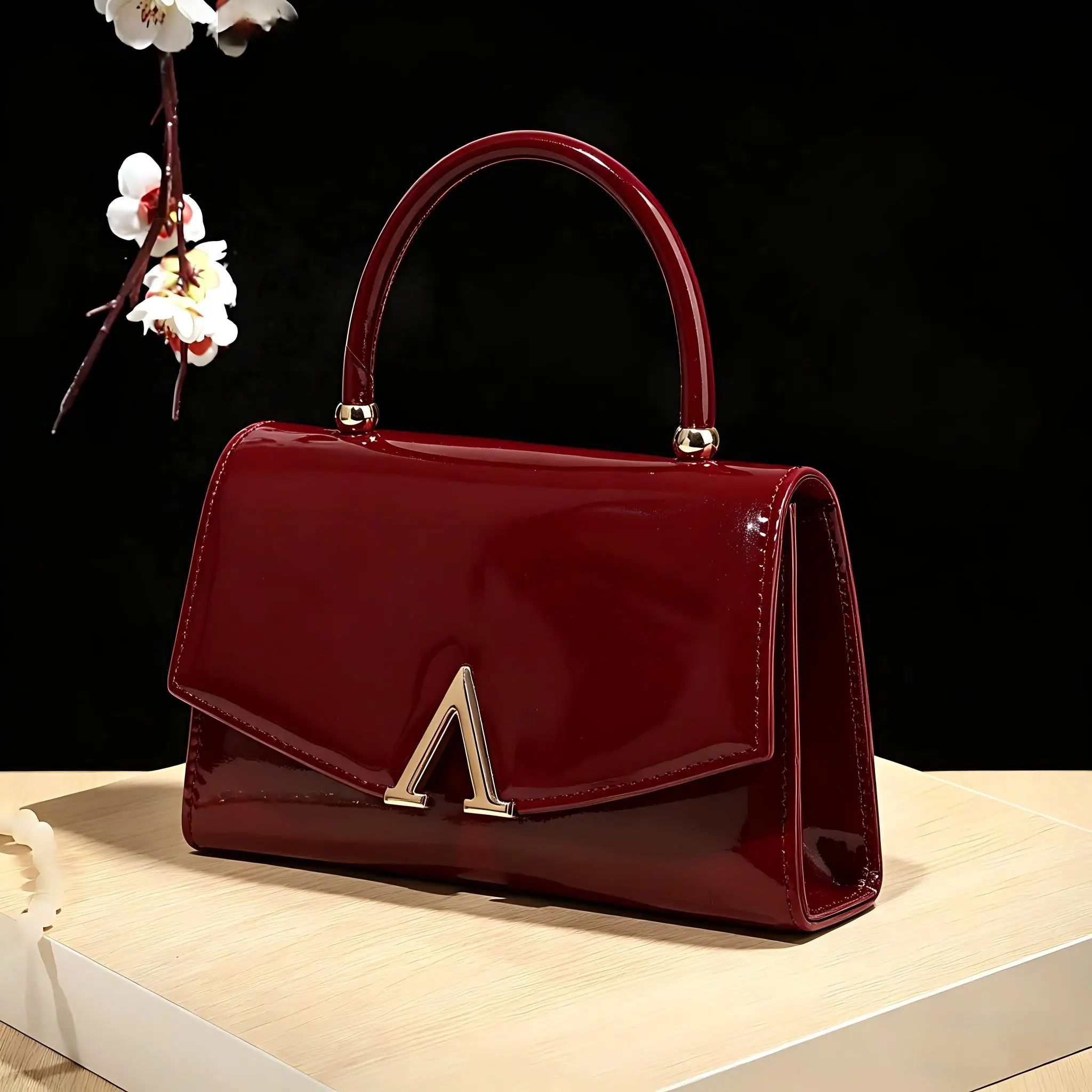 New high-end elegant evening bag - French retro multi-purpose wedding party bridal dress handbag - holiday gift bag for ladies