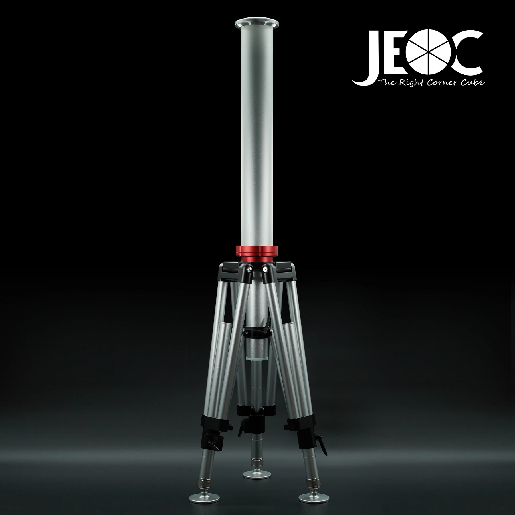 JEOC Heavy Load Tripod with 80cm Height Kit, for Faro Leica API Laser Trackers, 5/8-11 UNC-2A, with Flight Case