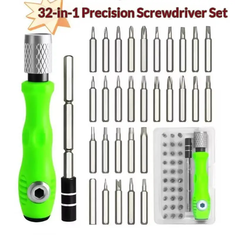 Bits Mini Repair Tool For Phone Watch PC 32 In 1 Multifunctional Screwdriver Set With 30 PCS Torx Magnetic Screw Driver