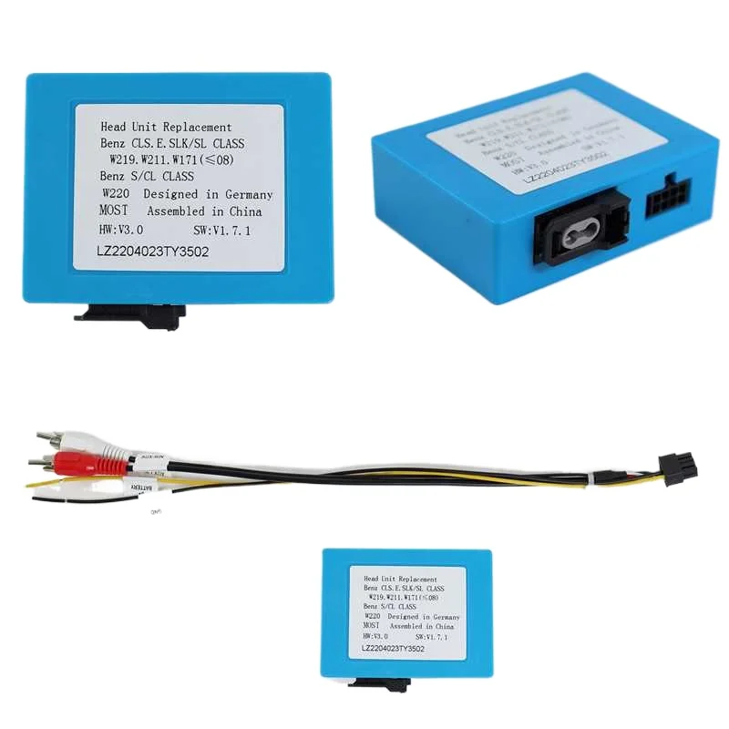 

Auto Stereo Radio Optical Fiber Decoder Box for Mercedes Benz CLS E CLASS W211 ML GL SLK W164 R CLASS W251 R300 Porsche Cayenne