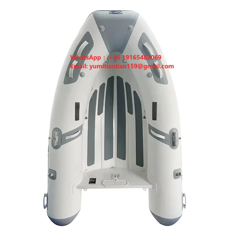 Genuine Marine Fishing Custom PVC Boat Rescue Rubber Rowing Boat 2-4m Kayak Inflatable Dinghy Raft With Aluminum Hull
