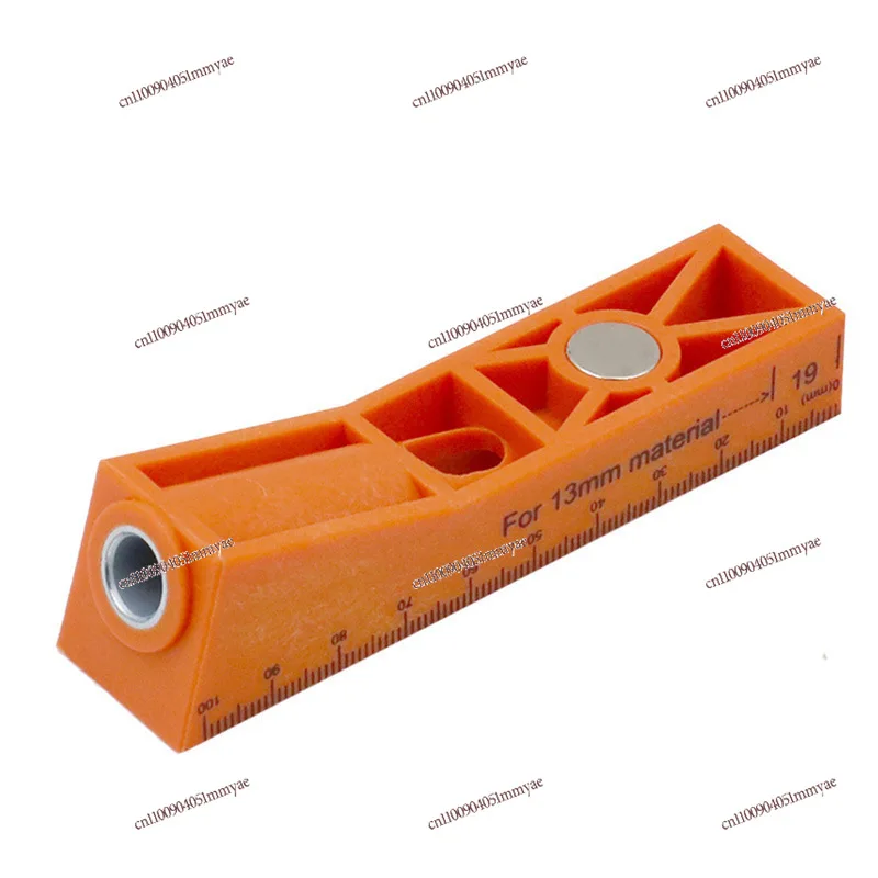 Oblique Hole Positioner, Drill Bit Guide Hole Fixture, Three Point Drill Portable Positioning Punch, Punching Woodworking Tools