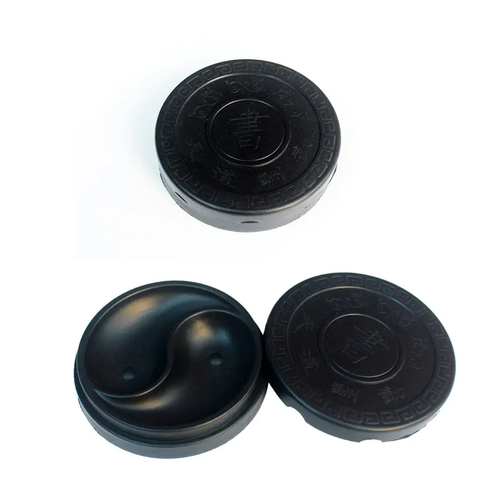 1Pcs Tai Inkslab 4 Inch Traditional Chinese Inkstone Ink Grinding Tool Calligraphy Painting Accessory Inkstick Holder Cover