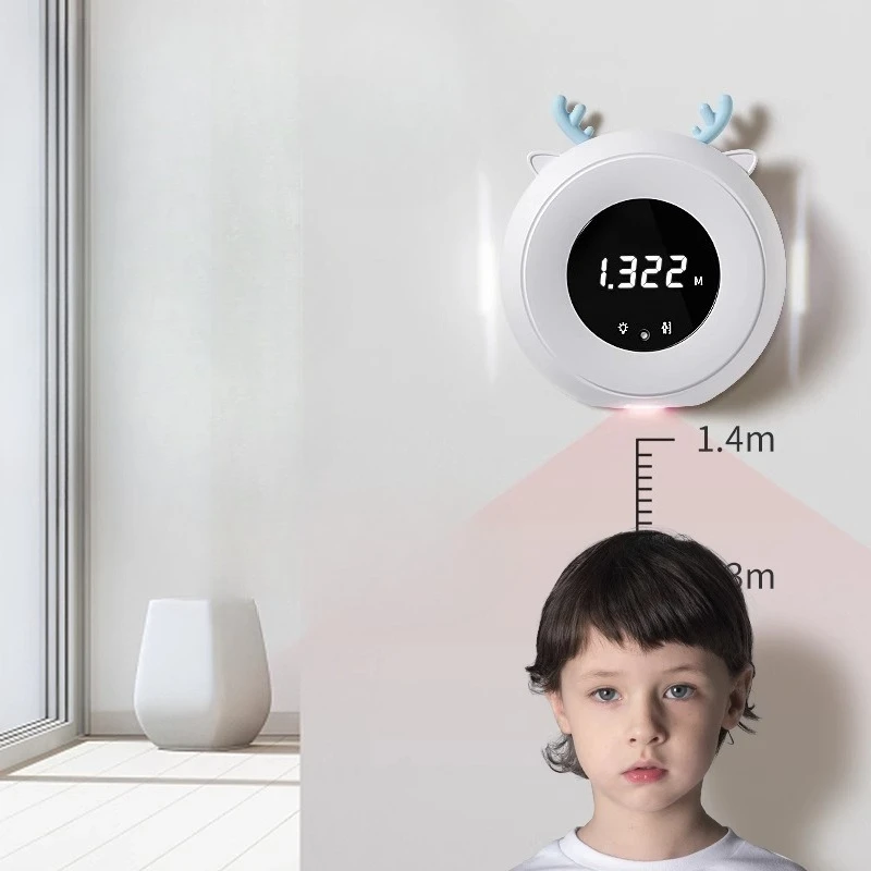 Height ruler, wall sticker, children's electronic night light, household infrared accurate height measurement