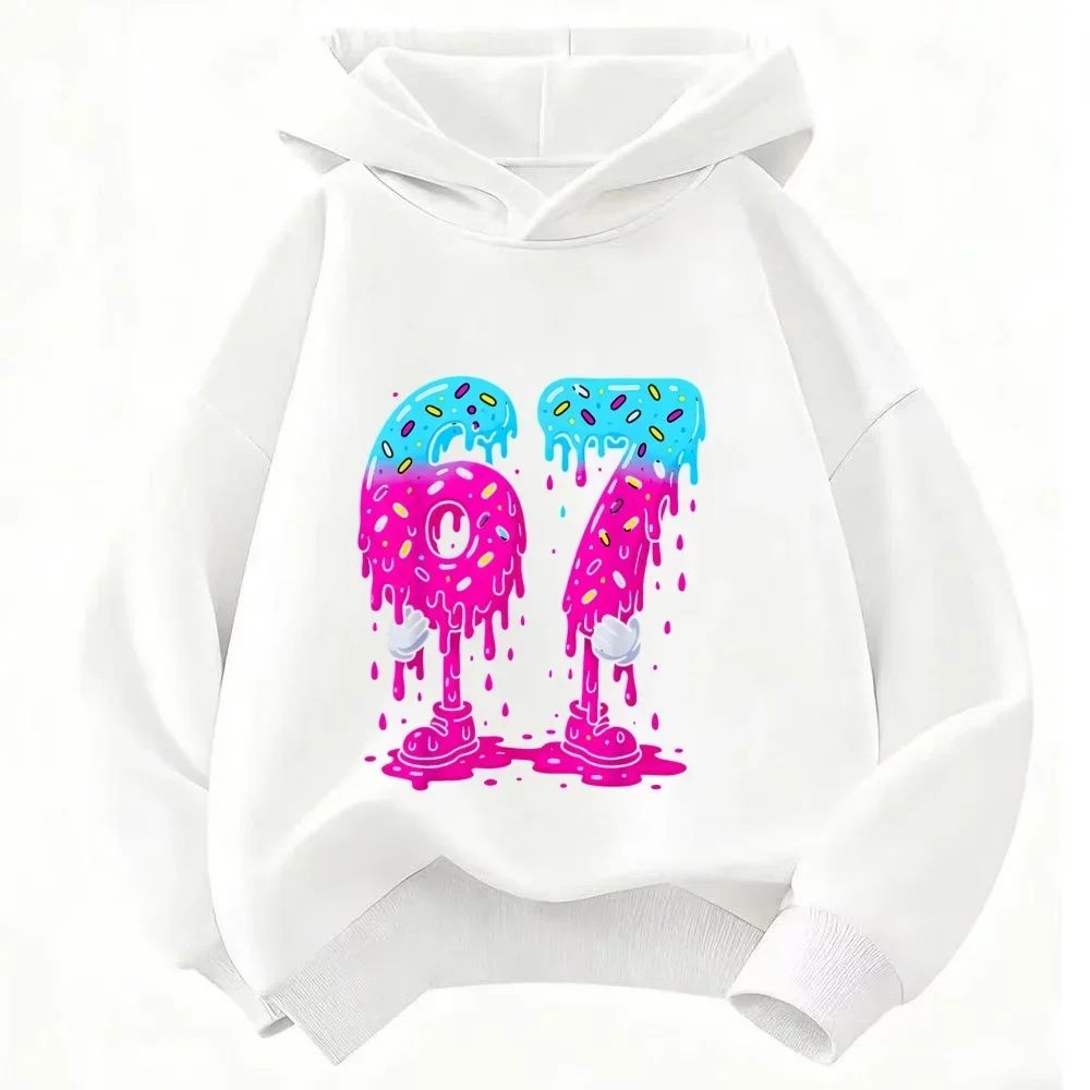 Einhorn-Hoodie für Kinder 67 Regenbogen Niedlicher Kawaii Cartoon Glitzernder Mädchen Lustiger Trendiger Oversized Lässiger Sport-Sweatshirt – Detail 16