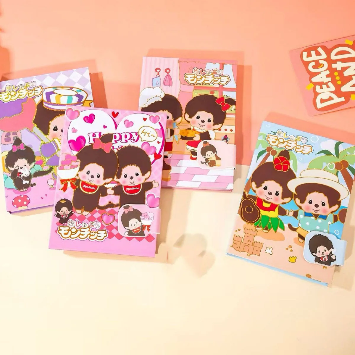 

A5 Cute formongqiiq Cartoon Coloring Book Hardcover Snap-Closure Planner Student Notebook School Prize
