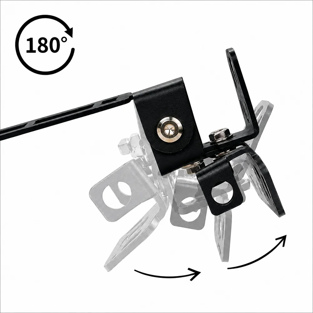 For Surron Ultra Bee Motorcycle License Plate Number Holder Foldable E-Bikes Accessories Electric Dirt Bikes Iron Off‑Road