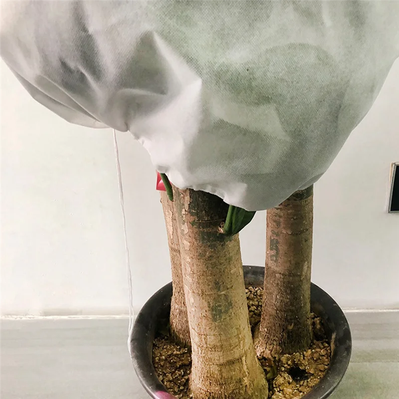AEE2-Plant Covers Freeze Protection, Reusable Plant Frost Cover Blanket Jacket For Winter Anti-Freeze Protection-Shrub