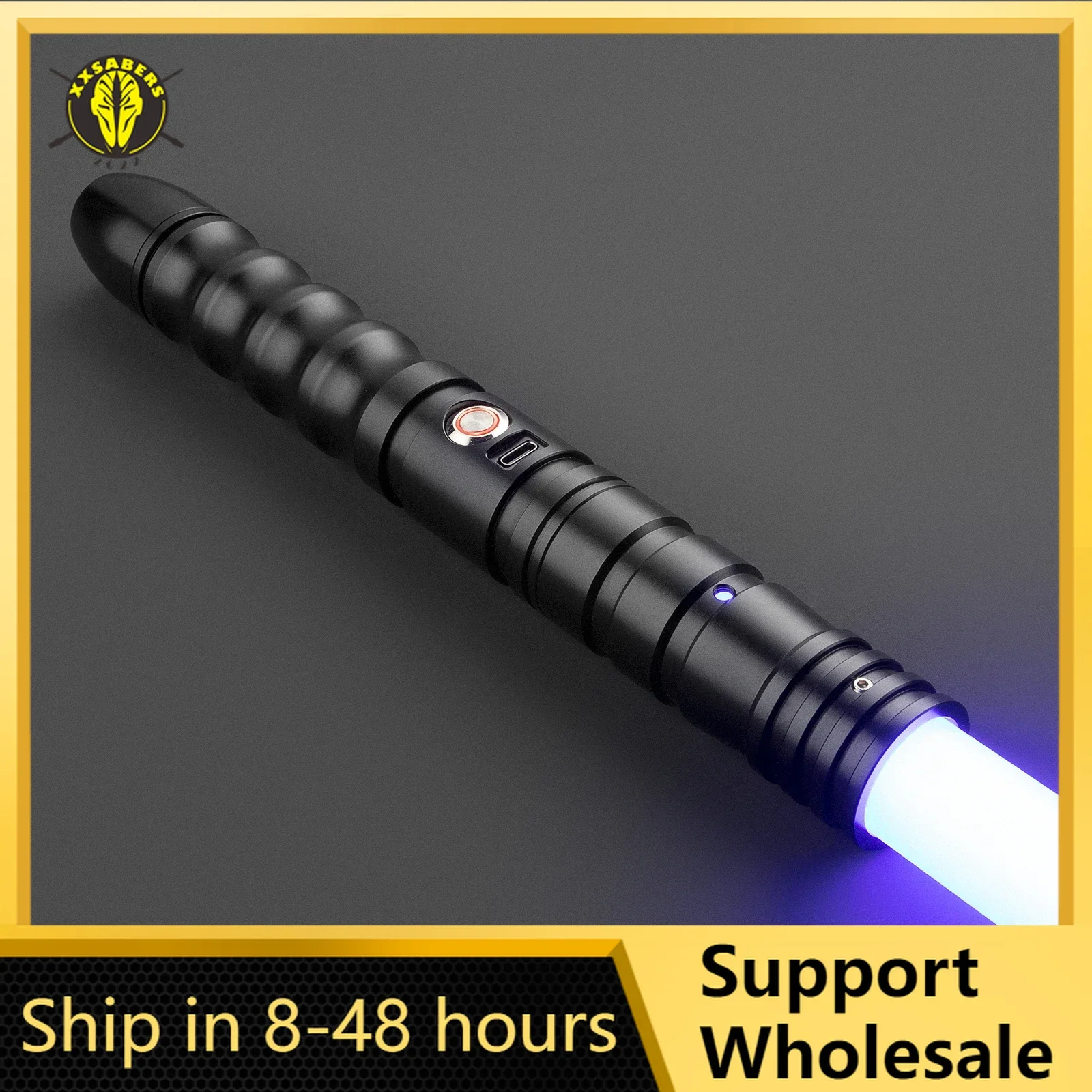 Lightsaber Neopixel Jedi Laserzwaard Metalen gevest Zwaar duelleren Gevoelig Glad Oneindig veranderend slaan Geluid LTG Light Sabre