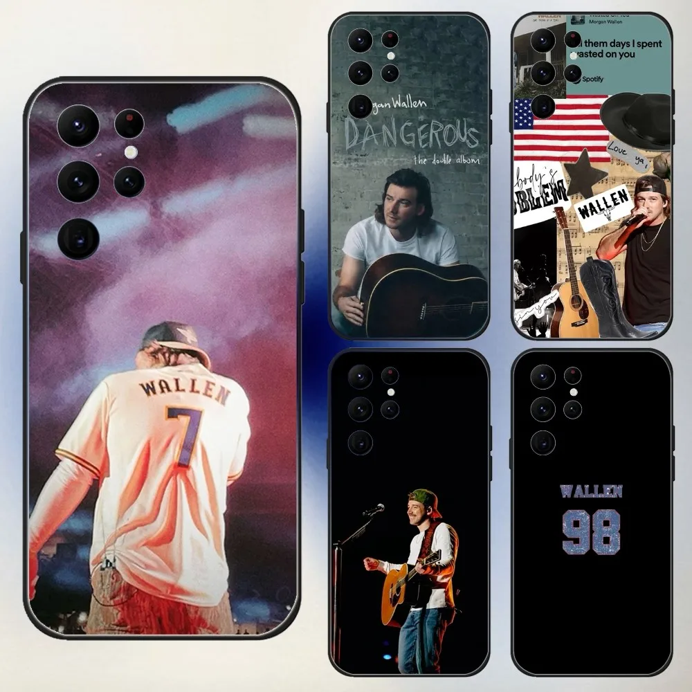 Morgan Wallen I Had Some Help  Phone Case For Samsung S24,23,22,30,21,10,9,Ultra,Plus,Lite,FE,5G Black Soft Case