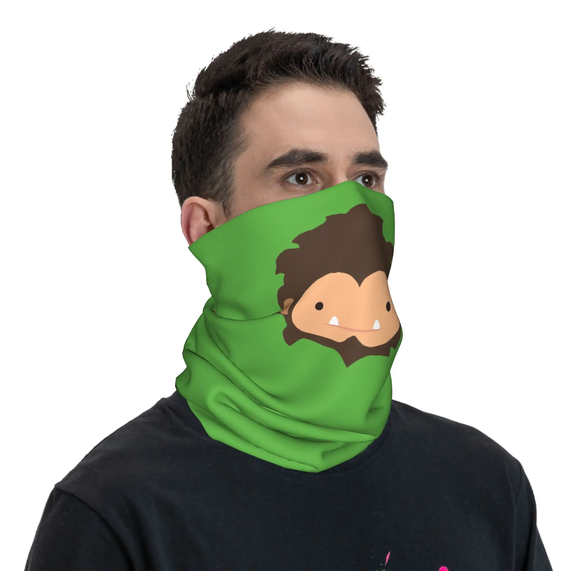 卑劣なサスカッチビッグヘッドバンダナネックカバープリントラップマスクスカーフ多機能帽子アウトドアスポーツ男性女性大人