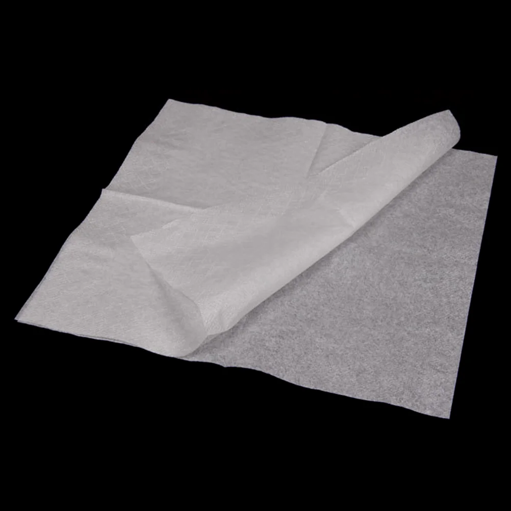 Servilletas cuadradas de 2 capas para decoración de mesa, 300 hojas, servilletas de cena para restaurante, bebidas, pañuelos blancos