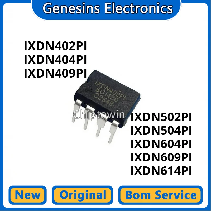 5/50/500 pcs IXDN402PI IXDN404PI IXDN409PI IXDN502PI IXDN504PI IXDN604PI DIP-8 Power Driver IC W7