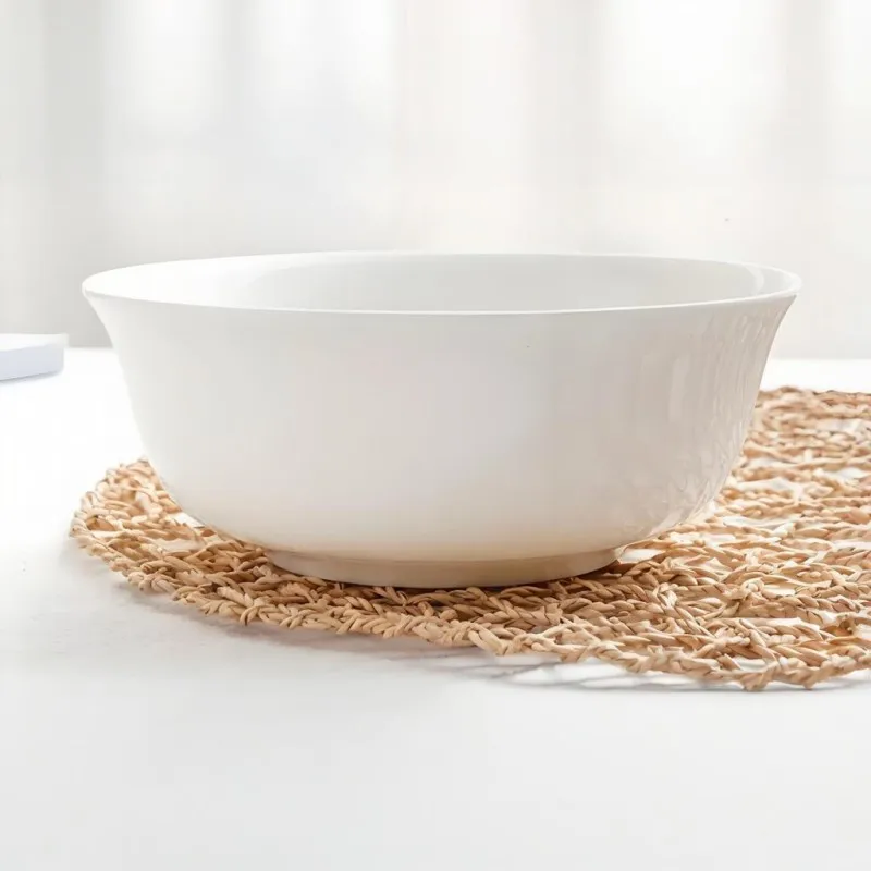 6 inch, fine bone china ramen noodle bowlsalad bowl, Japanese style ceramic pottery salad bowl, thermos container for food