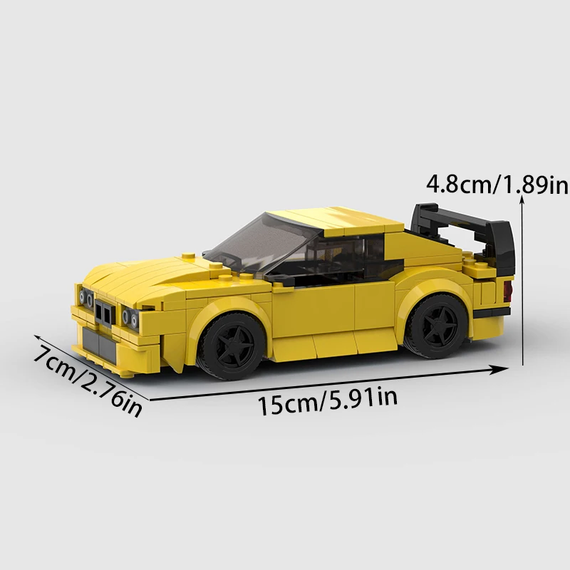 Collectible car racing model assembly toys, suitable as birthday gifts for parent-child interaction.