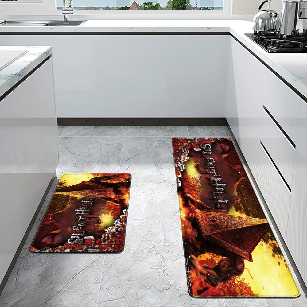 

Silent Hill напольный коврик, входной коврик, коврики для ванной, нескользящий коврик, ковры, ковер для входа в дом, кухонный коврик для ног на заказ, милый ковер