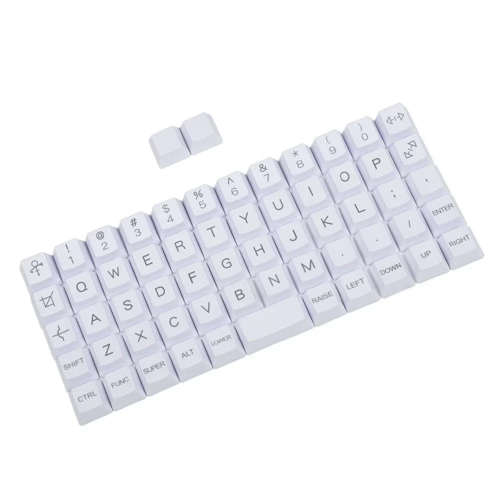OEM 40% 40 キーキャップ | カーボンホワイトレーザーエッチング